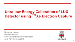 Ultra-low Energy Calibration of LUX Detector using Xe Electron
