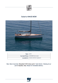 to this yacht specification sheet.