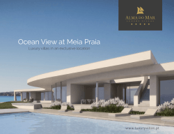 Our Brochure - Alma Do Mar Luxury Villas