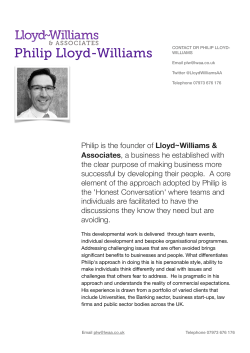 Full Profile - Lloyd~Williams & Associates