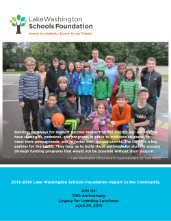 LakeWashington Schools Foundation