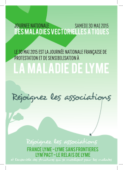 LA MALADIE DE LYME - Association Lympact