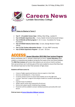 10. Careers News 15 May 2015
