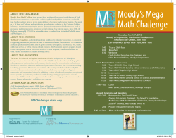 event program - M3 Challenge