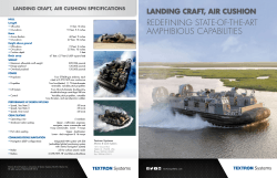 REDEFINING STATE-OF-THE-ART AMPHIBIOUS CAPABILITIES