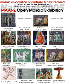 2005 National - Mosaic Association of Australia & New Zealand