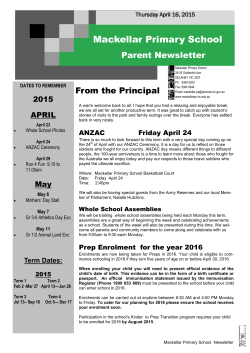 Newsletter T2 Week 1 April 16 2015