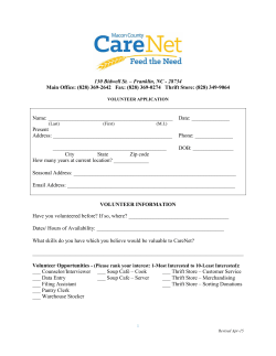 CareNet Volunteer Application