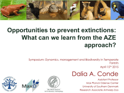 Opportunities and cost of preventing species extinctions