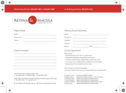 referral form - Retina & Macula Specialists