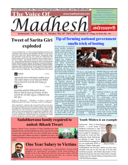 6-03, The Voice of Madhesh pdf ( May 18, 2015)