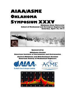 Proceedings of AIAA/ASME Oklahoma Symposium XXXV