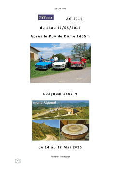 AG 2015 du 14au 17/05/2015 AprÃ¨s le Puy de DÃ´me - E