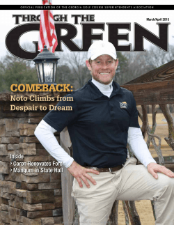 March-April 2015 - Georgia Golf Course Superintendents Association