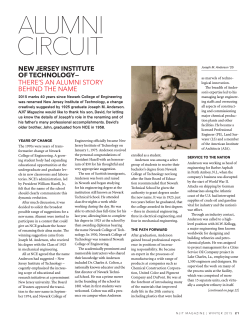 alumni circuit - NJIT Magazine - New Jersey Institute of Technology