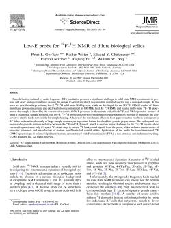 Low-E probe for Fâ H NMR of dilute biological solids