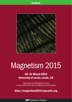 Delegate handbook - magnetism2015.iopcâ¦
