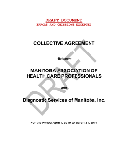 Diagnostic Services Manitoba 2010