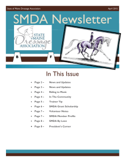 SMDA Newsletter â April 2015 - State of Maine Dressage Association