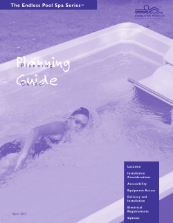 to Donwload Your Swim Spa Planning Guide