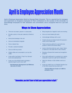 April is Employee Appreciation Month at Georgia State University
