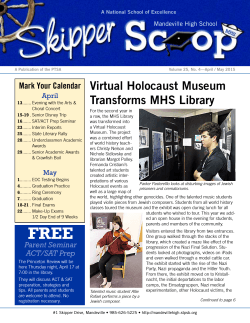 Virtual Holocaust Museum Transforms MHS Library