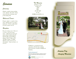 Our Wedding Brochure