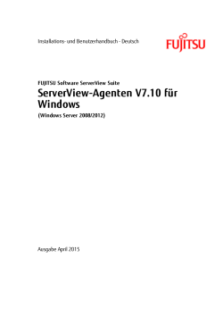 ServerView-Agenten fÃ¼r Windows