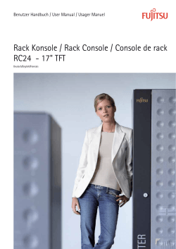 Rack Konsole / Rack Console / Console de rack RC24