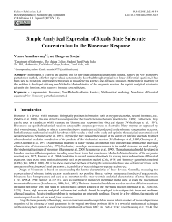 Simple Analytical Expression of Steady State Substrate