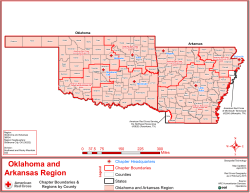Oklahoma and Arkansas Region - Red Cross Maps