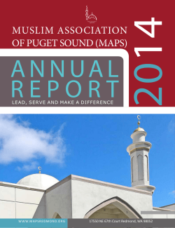 Annual Report - Muslim Association of Puget Sound