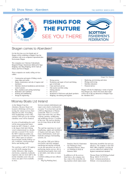 Skagen comes to Aberdeen! Mooney Boats Ltd Ireland
