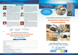 VGA_Automotive Engineering & Homologation_27th &acirc; 29thApril 2015