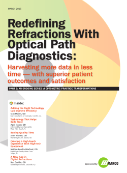 Redefining Refractions With Optical Path Diagnostics: