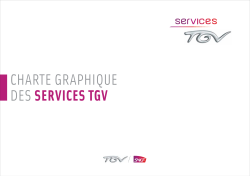 CHARTE GRAPHIQUE DES SERVICES TGV