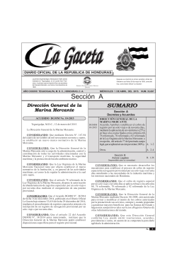 Acuerdo No. 010-2015 - DirecciÃ³n General de la Marina Mercante