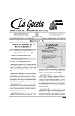 Acuerdo No. 011-2015 - DirecciÃ³n General de la Marina Mercante