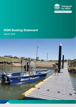 NSW Boating Statement March 2015