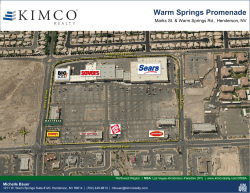Warm Springs Promenade - Kimco Realty Corporation