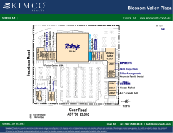 Blossom Valley Plaza - Kimco Realty Corporation