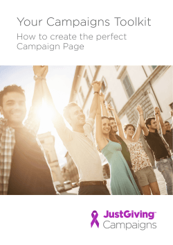 Your Campaigns Toolkit