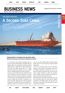 The New Suez Canal is estimated to more than double revenues