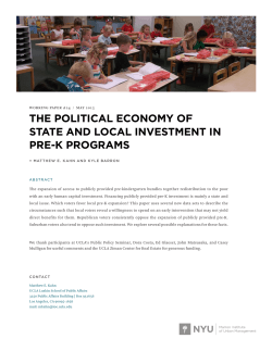 THE POLITICAL ECONOMY OF STATE AND