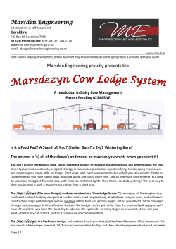 Cow Lodge Introduction 2015-03-12