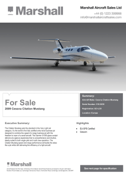 Downloadable PDF version - Marshall Aircraft Sales Limited