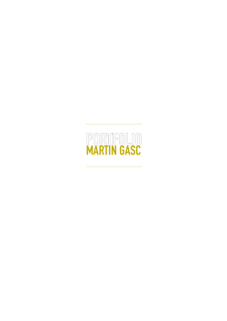 book - PORTFOLIO Martin Gasc
