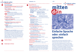 mittendrinÂ« zum Herunterladen als PDF - Martin-Luther