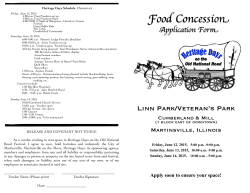 Food Concession Application Brochure 2015