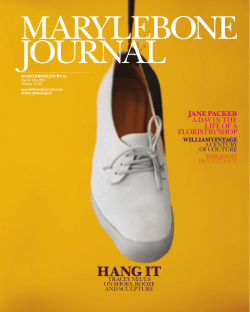 HANG IT - Marylebone Journal